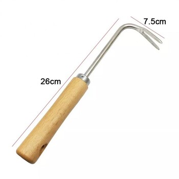 Weeding Hook Garden Grass Root Remover Tools for Backyard Farm Weeding and Loosening Soil Weeder Puller Ελαφριά εργαλεία χειρός