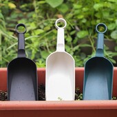 Maži sodo kaušeliai suapvalintos galvutės kastuvas naminiams vazoniniams augalams Auginimo reikmenys, norint supurenti dirvą paplūdimio žaidimų vazonas