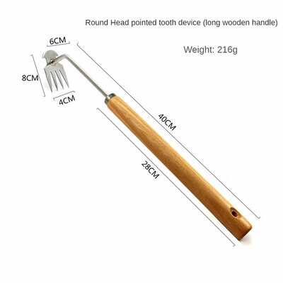 Weeding Puller Tool Manual Vertical Weeding Digging Grass Shovel Lawn Root Remover Garden Hoe Garden Supplie for Weeding Digging