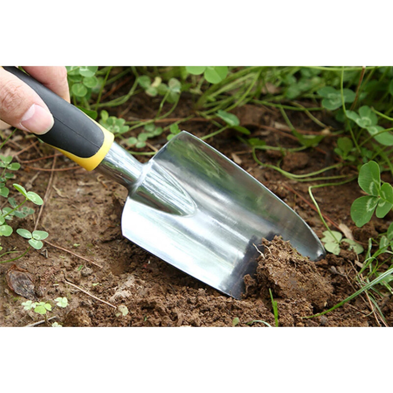 Sodininkystė Maži kastuvai lydinio augalai Gėlės Laisva žemė Kastuvas Ravėjimas Skylių kasimas Įrankiai sodui sodinti Neslidžia rankena