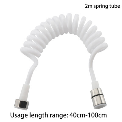 Avapax Spring Fleksibilno crijevo na uvlačenje Fleksibilno crijevo za tuš od nehrđajućeg čelika za glavu tuša WC Bide Cijev za vodu Vodovod