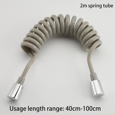 Avapax Spring Fleksibilno crijevo na uvlačenje Fleksibilno crijevo za tuš od nehrđajućeg čelika za glavu tuša WC Bide Cijev za vodu Vodovod