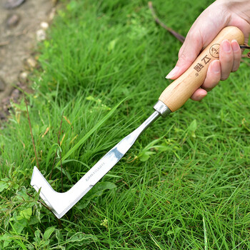 Πολυλειτουργικό ράφι Weeder Crevice Weeding Tool από ανοξείδωτο χάλυβα Garden Lawn Weeder Beech Handle Gardening Tool