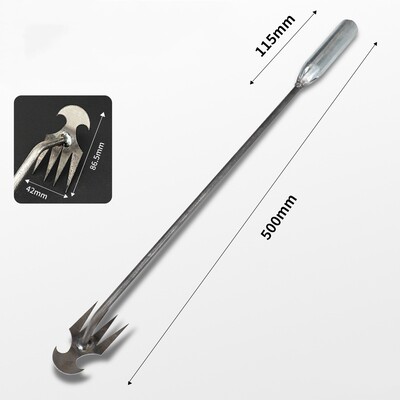 Dezrădăcinare din oțel Unelte de grădinărit Înrădăcinarea ierbii Pământ vrac Înlăturare manuală pentru îndepărtarea plivitului Extractor Dezrădăcinare Instrument de plivire Echipament agricol