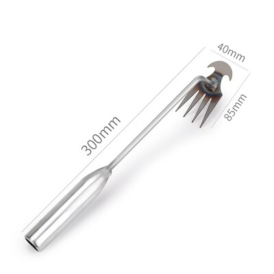 Dezrădăcinare din oțel Unelte de grădinărit Înrădăcinarea ierbii Pământ vrac Înlăturare manuală pentru îndepărtarea plivitului Extractor Dezrădăcinare Instrument de plivire Echipament agricol