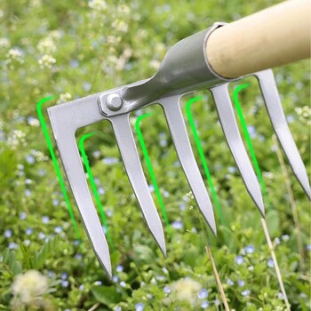 Weeding Hoe Rake Agricultural Farm Hand Tools Turning The Ground Loose Soil Artifact Nail Rake Εργαλείο κηπουρικής