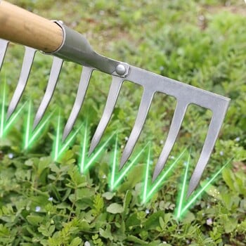 Weeding Hoe Rake Agricultural Farm Hand Tools Turning The Ground Loose Soil Artifact Nail Rake Εργαλείο κηπουρικής