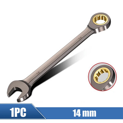 1 tk multifunktsionaalne mutrivõti Paindlik kuldne põrkvõtmed Pöördemomendi universaalsed mutrivõtmed autoremonditööriistadele Meetriline käsitööriist 6-15 mm