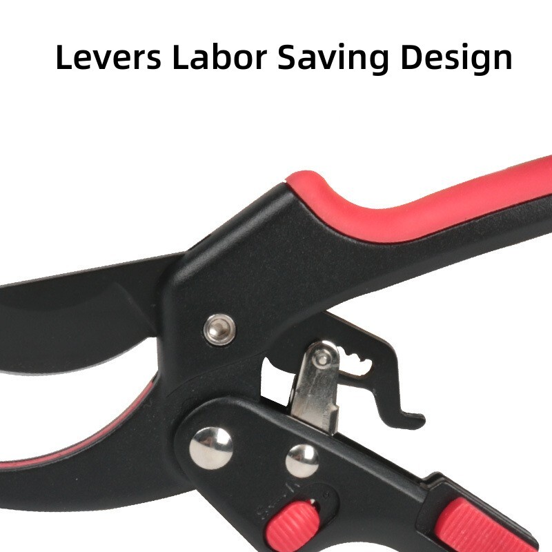 Foarfecă de tundere cu clichet Allsome, foarfece adaptive Cut - pentru mâini mari și mici, economisește forță de muncă - Lucrări ușoare de tăiere