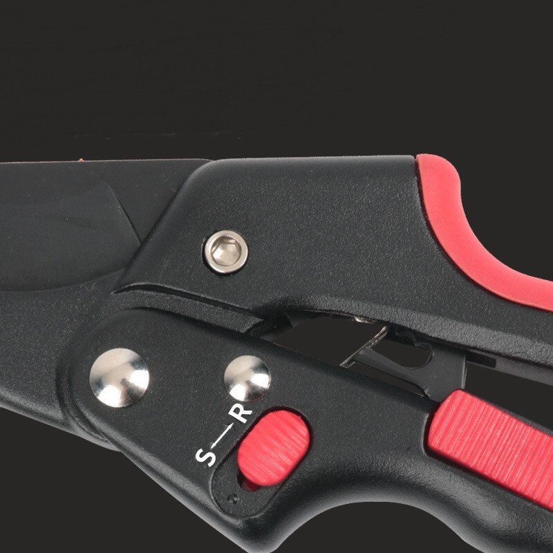 Foarfecă de tundere cu clichet Allsome, foarfece adaptive Cut - pentru mâini mari și mici, economisește forță de muncă - Lucrări ușoare de tăiere