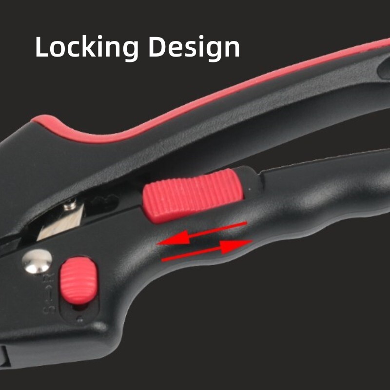 Foarfecă de tundere cu clichet Allsome, foarfece adaptive Cut - pentru mâini mari și mici, economisește forță de muncă - Lucrări ușoare de tăiere