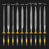 10 tk 3x140 mm nõelaviilide komplekt Käsitööriistad juveliirile puidu nikerdamiseks käsitöö metallist klaasist kivist roostevaba terase poleerimiseks nikerdamiseks