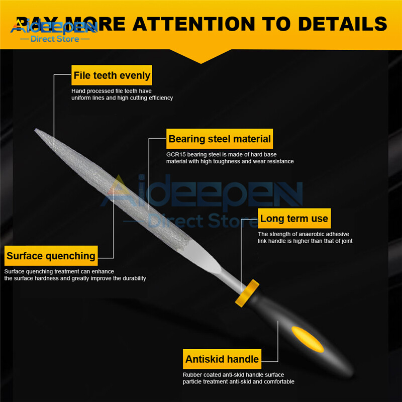 10 tk 3x140 mm nõelaviilide komplekt Käsitööriistad juveliirile puidu nikerdamiseks käsitöö metallist klaasist kivist roostevaba terase poleerimiseks nikerdamiseks