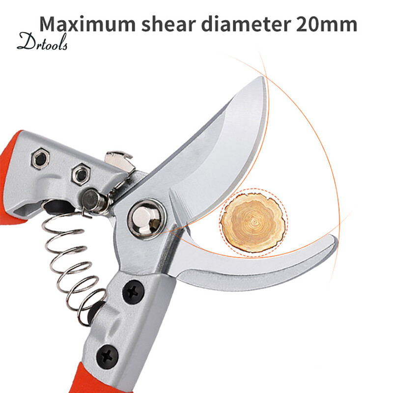 Foarfecă de grădinărit anti-alunecare Altoire Foarfecă de tăiere de mână din oțel inoxidabil Instrumente de tăiere a pomilor fructiferi Tocatoare pentru bonsai GT001