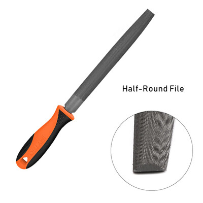 T12 daug anglies turinčio plieno metalinių dildelių rinkinys, skirtas metalo apdirbimui, medžio apdirbimui, plieniniam raišteliui, plokščias trikampis, apvalus kvadratas, pusiau apvalus 6 colių, 8 colių