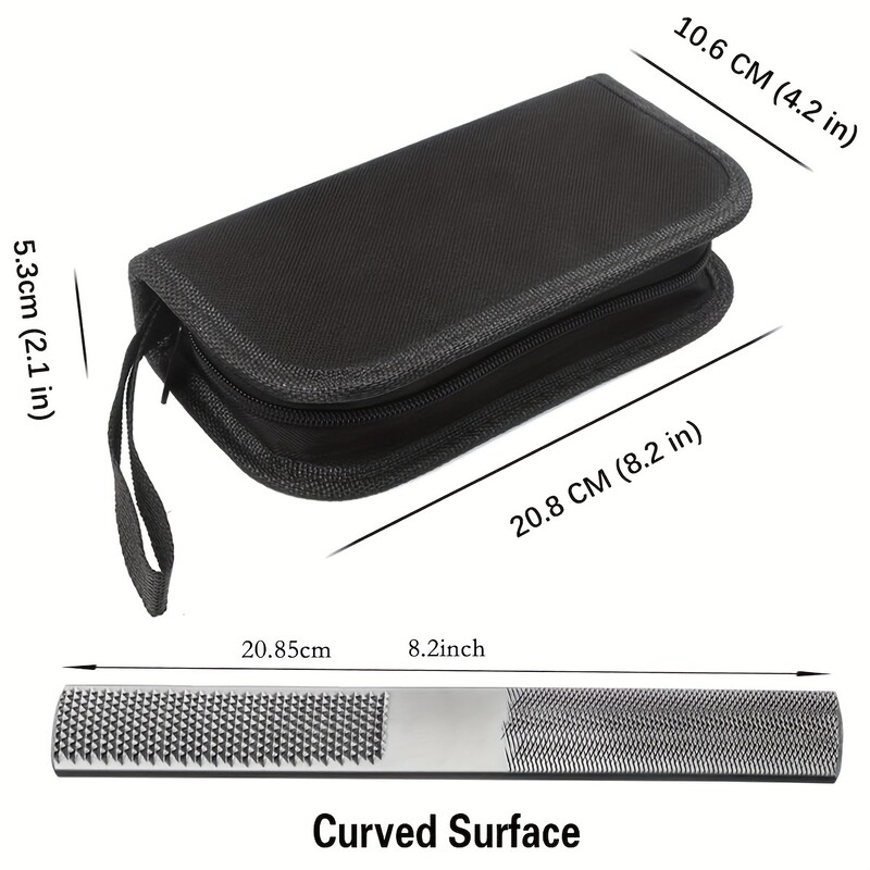 Viilikomplekt, nõelte teemantviilid 13 tk, metallist täppisviilide jaoks, terasharja ja kandekotiga plastikust nikerdustööriist