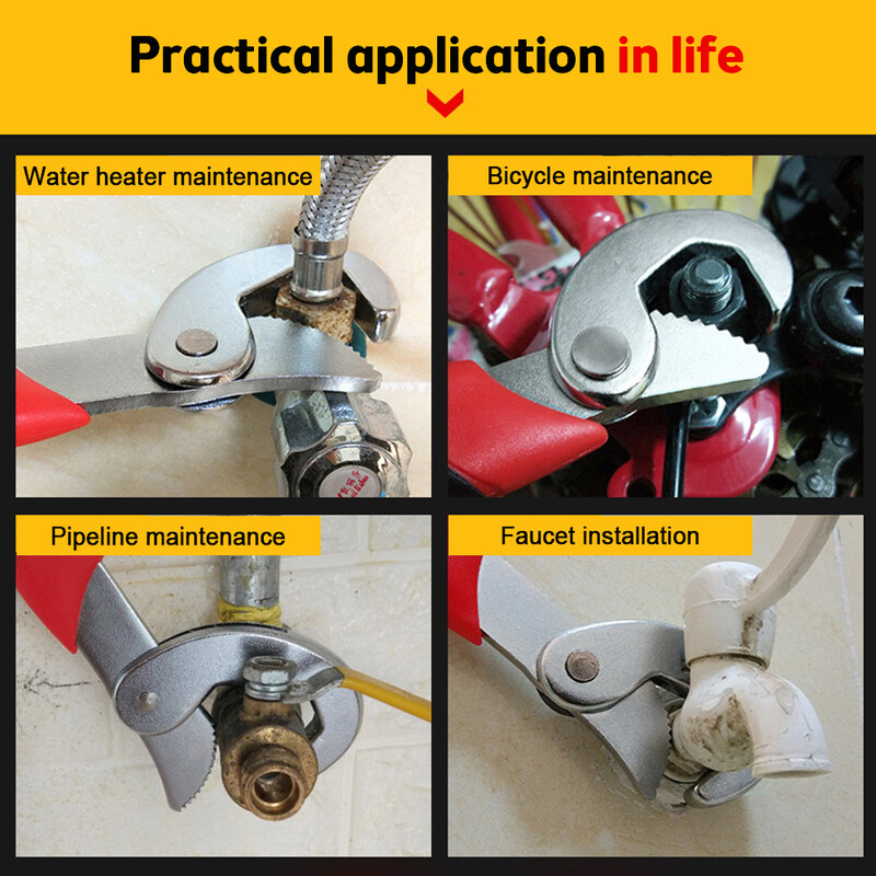9-32 mm universaalne mutrivõti tööriist Reguleeritav universaalne mitmefunktsiooniline kaasaskantav pöördemomendi põrkega õlifiltri avamisvõti käsitööriistad