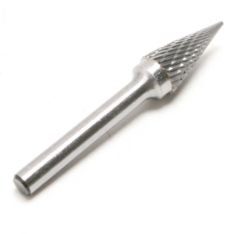 1p 1/4" 6mm vars 12mm läbimõõduga volframkarbiidist pöörlev viil Topeltlõigatud pöörlev puur 8mm-32mm tera pikkus Dremeli pöörlev tööriist