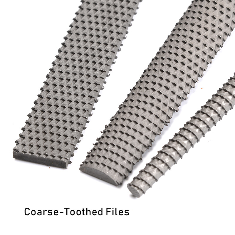 Pile de 8 inchi pentru lemn cu dinți grosolan Pila pentru prelucrarea lemnului Pilă rotundă plată semi-rotunda