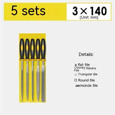 5 tk / 1 komplekt 140/160 mm mini metallist rasp-nõelaviilid Puidu nikerdustööriistad terasest raspnõela viilimiseks Puidutöötlemise käsiviilitööriist