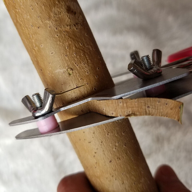 Skiepijimo įrankis Lupimo žirklės Augalų pjaustytuvas Žiedo formos vaismedžių skustukas Žievės nulupimas Pjovimas Sodo lydinio plieno apjuosimo peilis