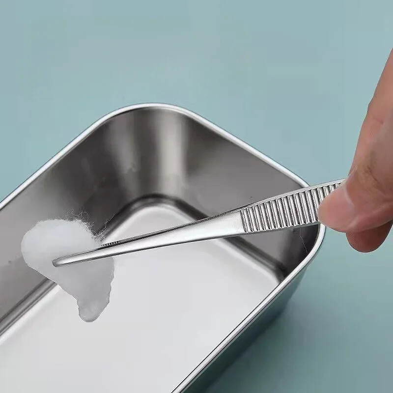 Roostevabast terasest mitmeotstarbelised küünarnukist pintsetid Akvaariumi klamber Pikad tangid Meditsiinilised pintsetid Tangid Lemmiklooma toitmise tööriistad Libisemiskindlad