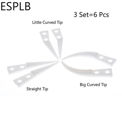 ESPLB antistatinis keraminis pincetas nerūdijančio plieno pramoninis keraminis pincetas Izoliuotas tiesus/lenktas antgalis juodai balti pincetai