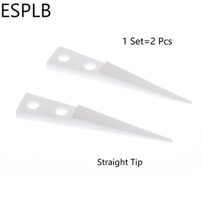 ESPLB antistatinis keraminis pincetas nerūdijančio plieno pramoninis keraminis pincetas Izoliuotas tiesus/lenktas antgalis juodai balti pincetai