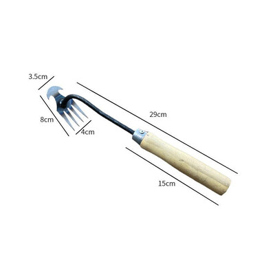 Vrtni uređaji za uklanjanje korova od manganskog čelika Ukorjenjivanje trave rastresito tlo Ručni izvlakač za uklanjanje korova Vrtni alati Višenamjenski uređaj za uklanjanje korova
