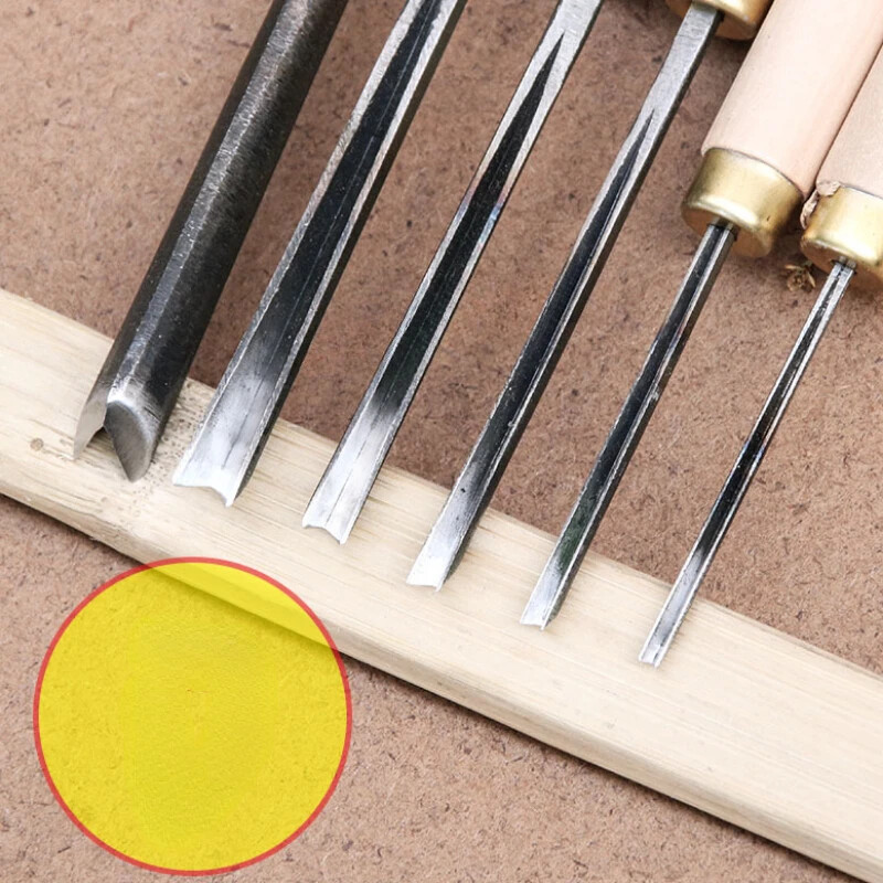 1 tk UUS 0,1-0,8 cm V tüüp Avatud kolmnurk peitel Puidutöötlemispeitlid Käsitsi puidunikerdusnoad tooriku tööriistade nikerdamiseks