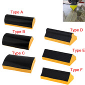 Rankinis šlifavimo poliravimo blokas Šlifavimo blokas kelių formų kontūrinis šlifavimo blokas, skirtas smėlio medienos baldams / namų amatai