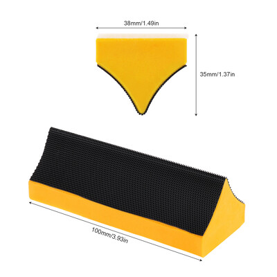 Rankinis šlifavimo poliravimo blokas Šlifavimo blokas kelių formų kontūrinis šlifavimo blokas, skirtas smėlio medienos baldams / namų amatai