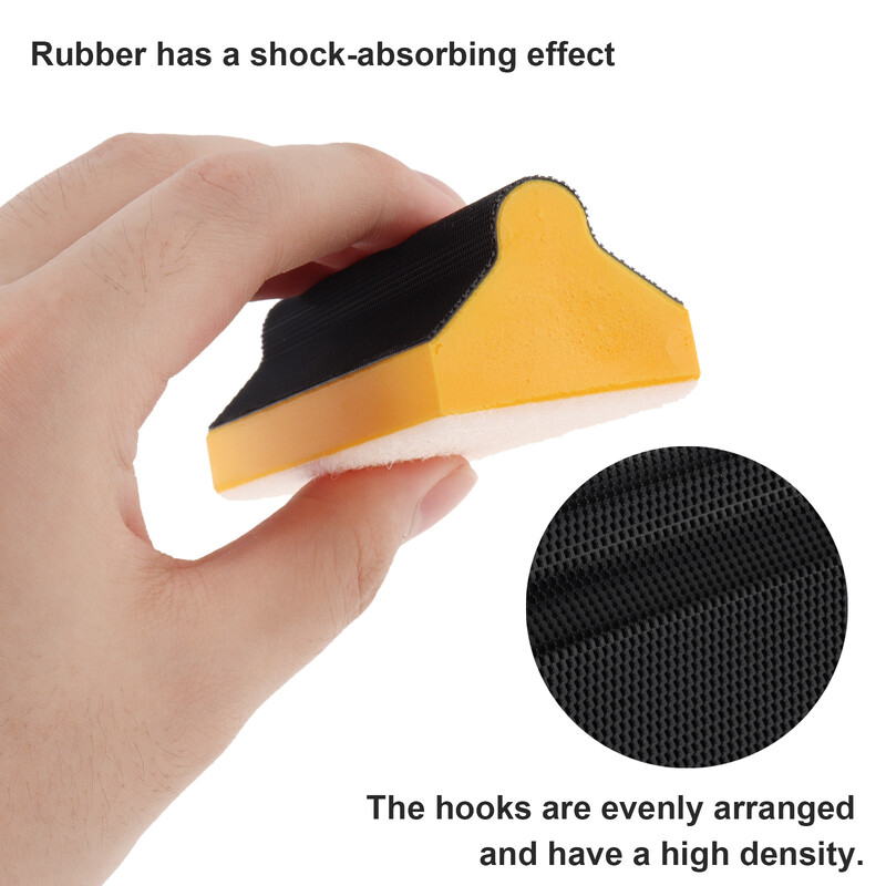 Rankinis šlifavimo poliravimo blokas Šlifavimo blokas kelių formų kontūrinis šlifavimo blokas, skirtas smėlio medienos baldams / namų amatai