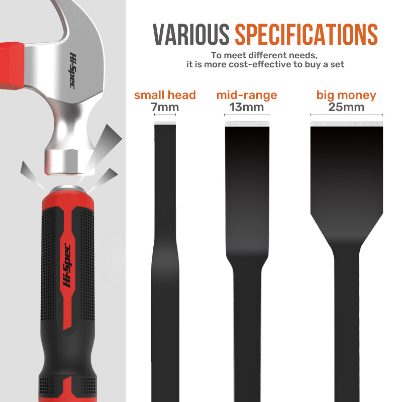 Hi-spec 1/4 tk silindri puhastustera Silindri labidas Puhastusvahendid Mootori silindrite puhastamiseks Süsinikterasest silindri tera
