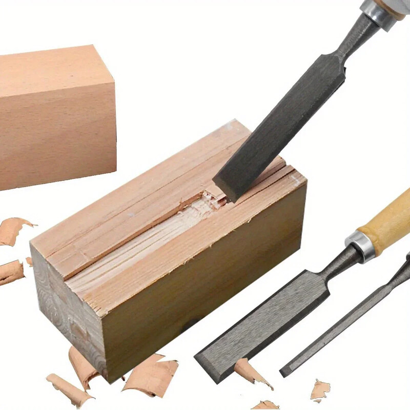 4 kom 8/12/16/20 mm udobna bukova ručka za drvo dlijeto s drvenim ručkama - ergonomski alati za rezbarenje drva DIY pomoćni alati