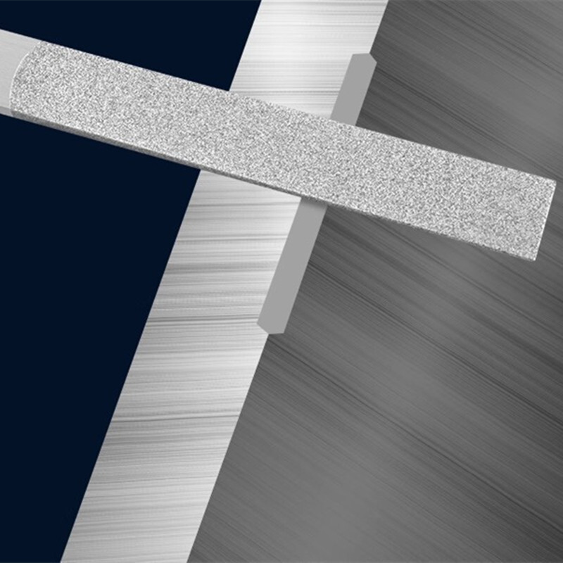 Deimantinių poliravimo dildelių rinkinys 12vnt. CF-400 itin plonas plokščios formos dildė, pasidaryk pats, rankiniai įrankiai 180 mm grūdėtumas 150# 200# 400# metalui keramika