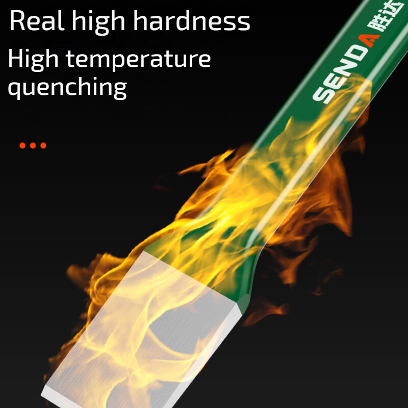 Alat za dlijeto za beton Volfram čelik dlijeto legura dlijeta glava za cement sjekač krom vanadij čelik kamen dlijeto ravna lopata