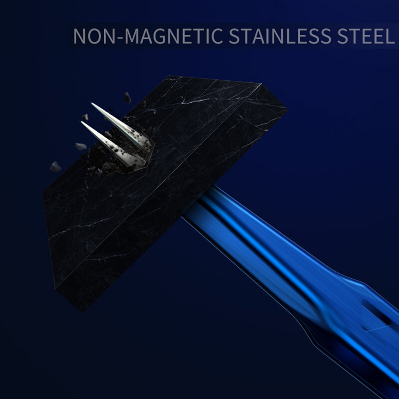 MECHANIKA Aac-14 Nemagnetinis didelio kietumo 8 tuščiaviduriai šilumą išsklaidantys nerūdijančio plieno tikslūs pincetai telefono PCB IC lustų taisymas