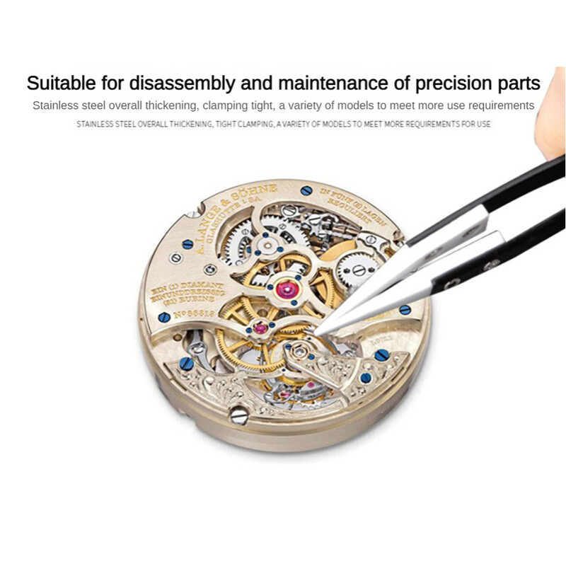 3 vnt Keraminiai atvirkštiniai pincetai Nelaidūs antistatiniai karščiui atsparūs pincetai Mažai išlenktas / didelis lenktas / tiesus plieninis pincetas