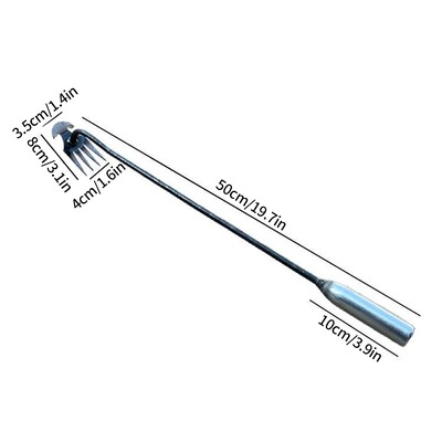 2-ühes Aia umbrohutise reha tööriistad Käsitsi umbrohu muru juurimise kühvel Mangaan Teras Kobestav pinnase kaevamine Põllumajandustööriist