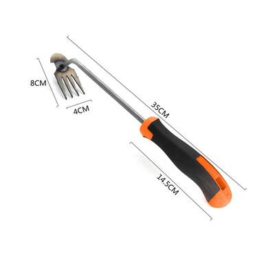 Instrument de dezrădăcinare a artefactelor de plivire Extractor de buruieni din oțel 11/4 dinți Instrument de îndepărtare manuală pentru unelte de grădină.