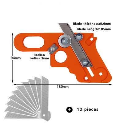 Nuožulniosios apipjaustymo briaunos Medienos apdirbimo rankinės plokštumos greitam briaunų obliavimui radianinės kampinės plokštumos apipjaustymas dailidės rankinis „pasidaryk pats“ įrankis
