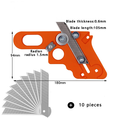 Nuožulniosios apipjaustymo briaunos Medienos apdirbimo rankinės plokštumos greitam briaunų obliavimui radianinės kampinės plokštumos apipjaustymas dailidės rankinis „pasidaryk pats“ įrankis