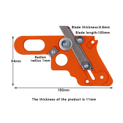 Nuožulniosios apipjaustymo briaunos Medienos apdirbimo rankinės plokštumos greitam briaunų obliavimui radianinės kampinės plokštumos apipjaustymas dailidės rankinis „pasidaryk pats“ įrankis