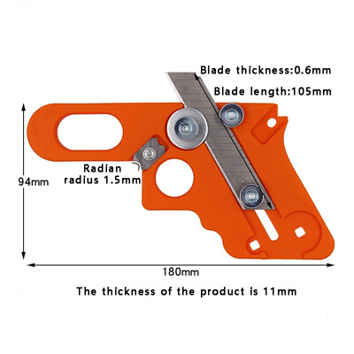 Nuožulniosios apipjaustymo briaunos Medienos apdirbimo rankinės plokštumos greitam briaunų obliavimui radianinės kampinės plokštumos apipjaustymas dailidės rankinis „pasidaryk pats“ įrankis