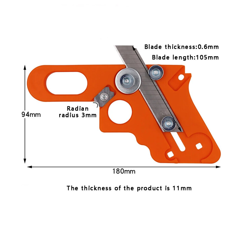 Nuožulniosios apipjaustymo briaunos Medienos apdirbimo rankinės plokštumos greitam briaunų obliavimui radianinės kampinės plokštumos apipjaustymas dailidės rankinis „pasidaryk pats“ įrankis