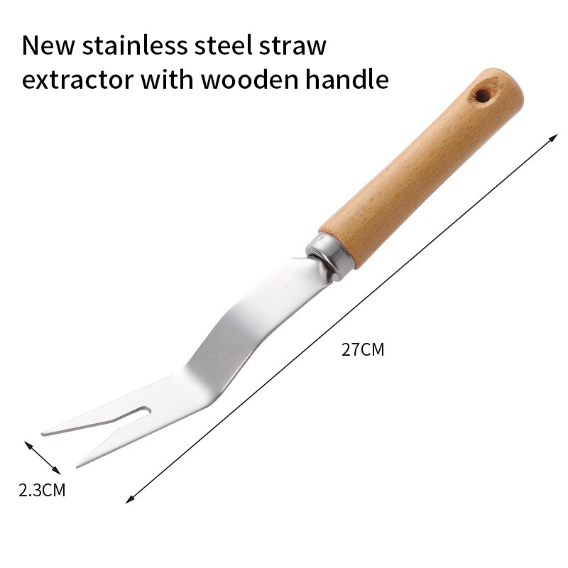 Medinė rankena nerūdijantis plienas sodo ravėjimo mašina rankinė ravėjimo šalinimo pjovimo mašina traukimo įrankiai Daugiafunkcis ravėjimo įrankis persodinimas