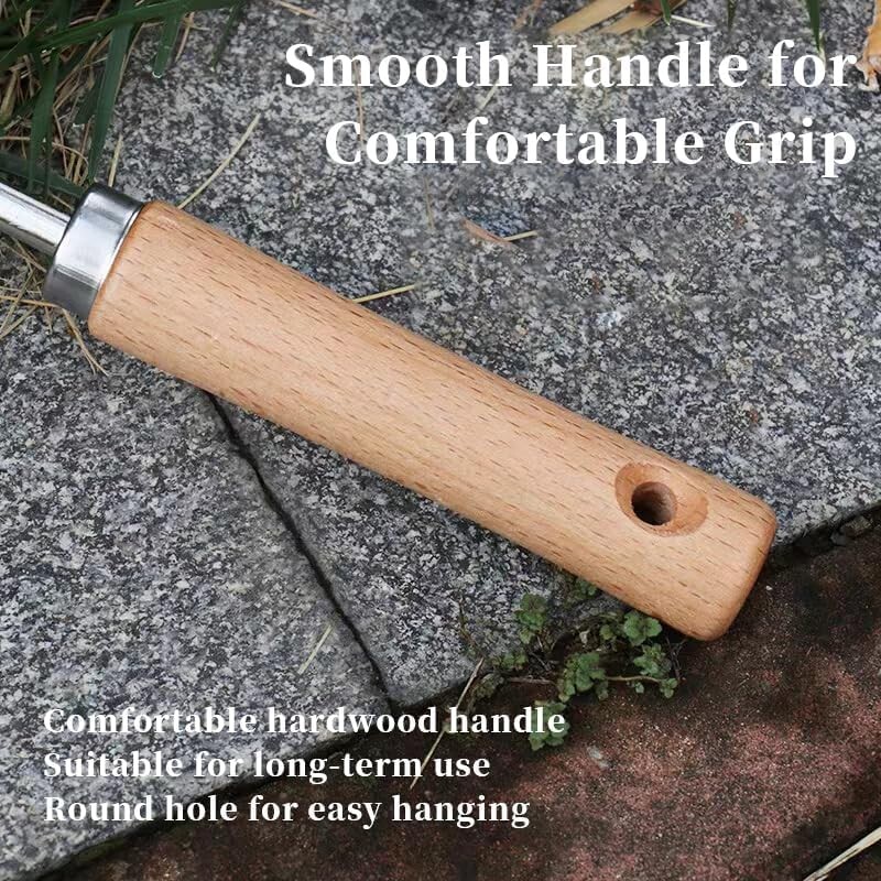 Novi alat za vađenje korova u vrtu od nehrđajućeg čelika Ručni ručni uređaj za plijevljenje za vađenje Uklanjanje korova u vrtu, dvorištu, farmi, višenamjensko uklanjanje korova