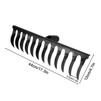 Lapų grėbliai vejai Didelio našumo sodo grėblys vejos įrankiai šiaudinis grėblys Dethatcher grėblys metalinis sodo kaplių grėblys purenimui