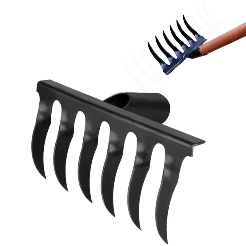 Lapų grėbliai vejai Didelio našumo sodo grėblys vejos įrankiai šiaudinis grėblys Dethatcher grėblys metalinis sodo kaplių grėblys purenimui